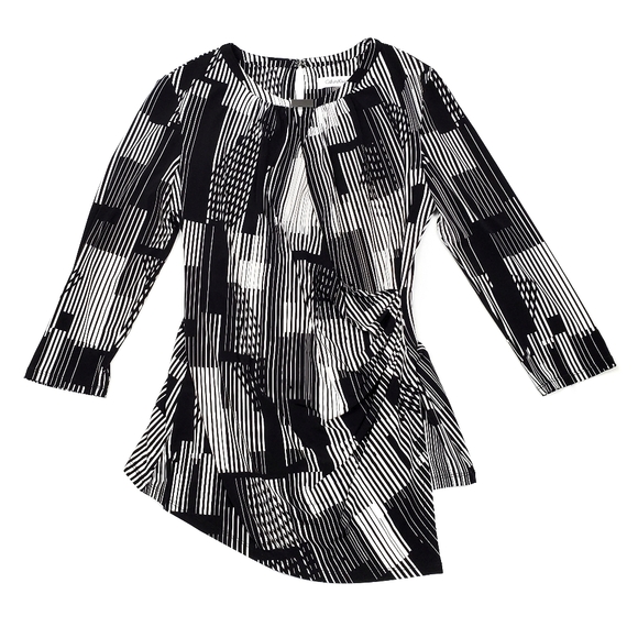Calvin Klein Tops - Calvin Klein Asymmetrical Faux Wrap Blouse